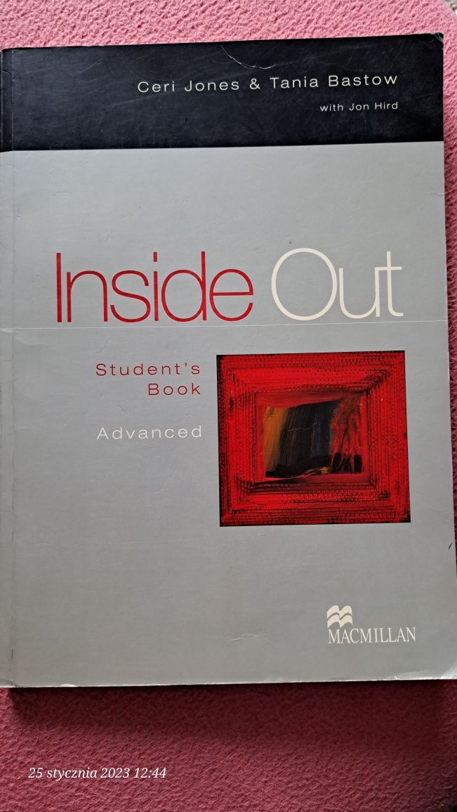 080. Angielski Inside Out Advanced Student's Book Ceri Jones