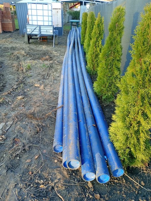 Rury wodociągowe 120m za 1/3 ceny