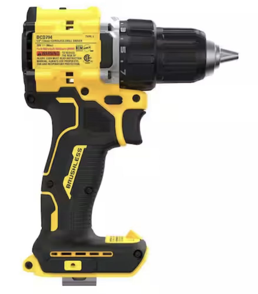 Акумуляторний дриль-шуруповерт DEWALT DCD794B Atomic 20V