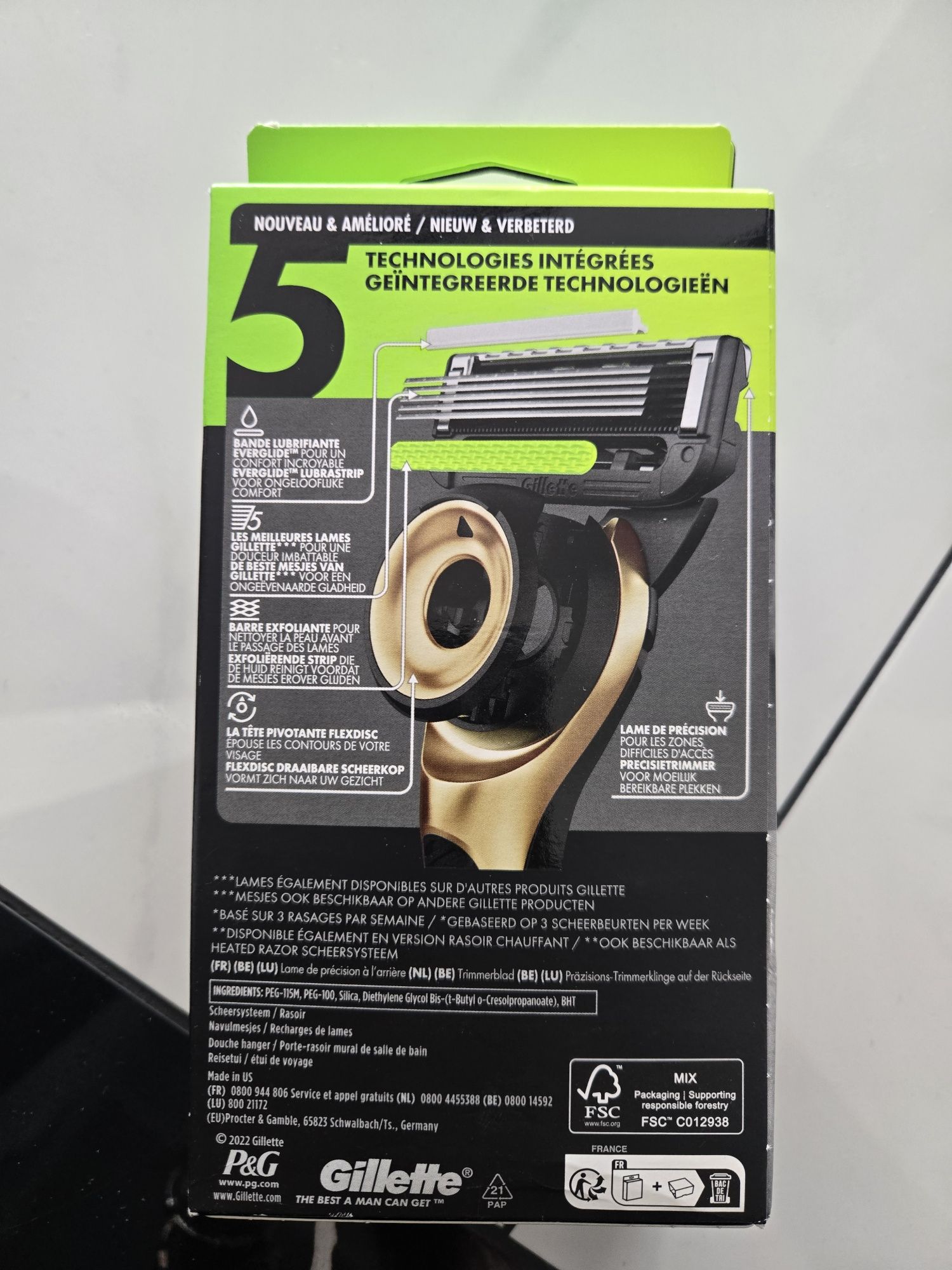 Gillette Labs maszynka Champion Gold +5