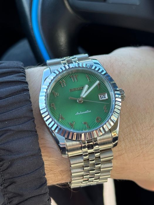 Relógio Seiko Mod Verde Arábico