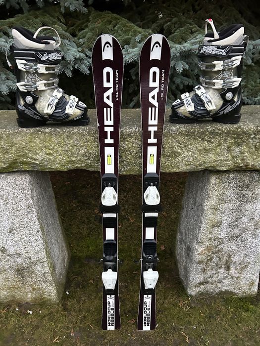 Narty Head 126cm + buty Atomic 22/22,5cm