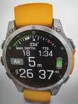 Zegarek Garmin fenix 8-47 Amoled sapphire tytanowy