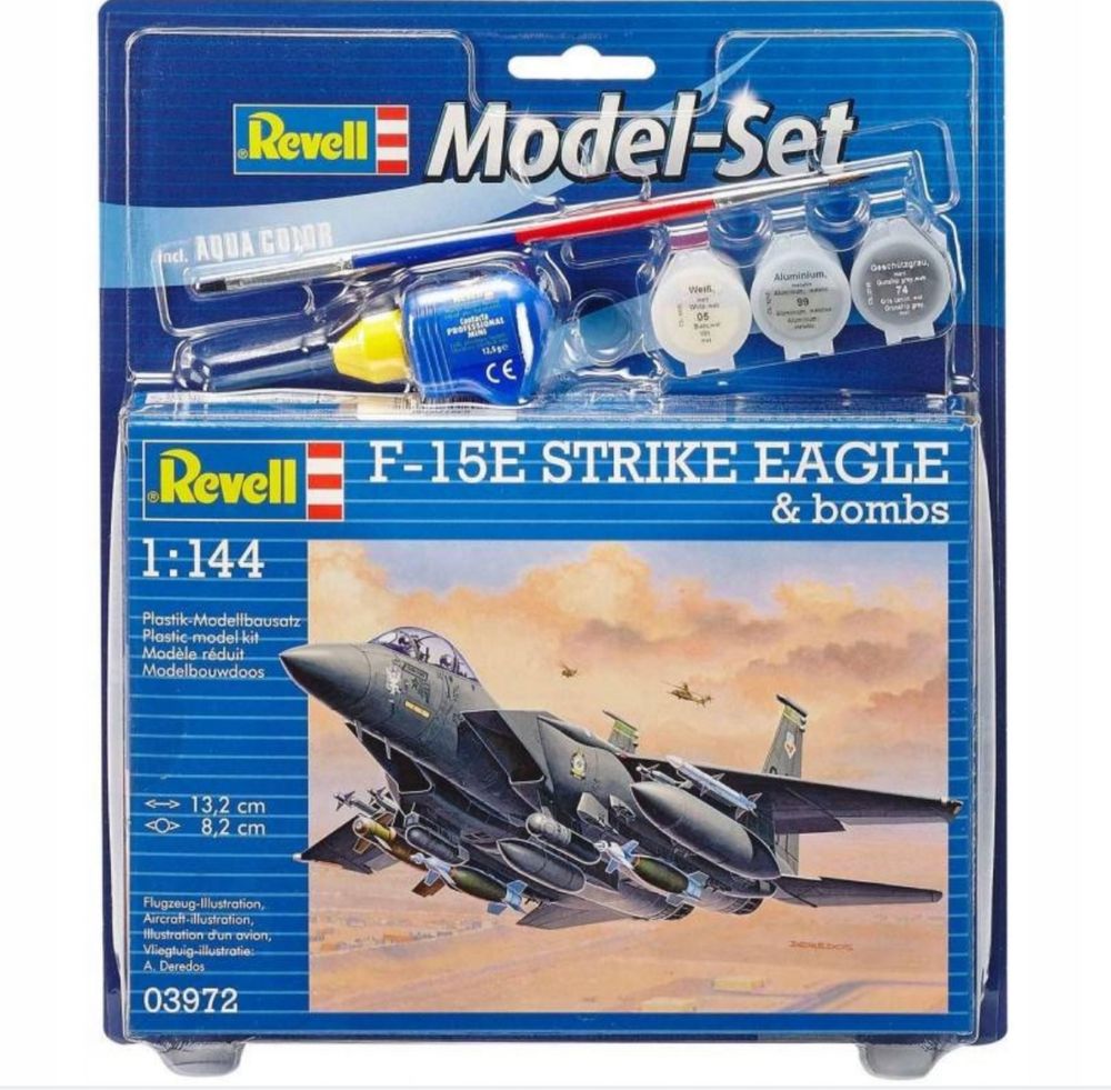 Model do sklejania Revell 63972 samolot F-15E Strike Eagle and B