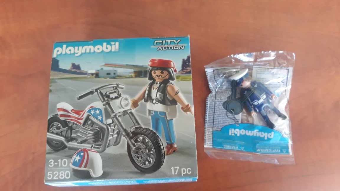 Playmobil 5280 Motocyklista Harley Jajko Wielkanocne prezent