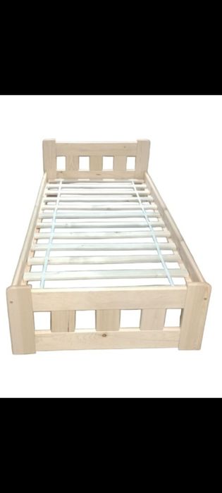 Łóżko drewniane z materacem od 80cm do 140cm