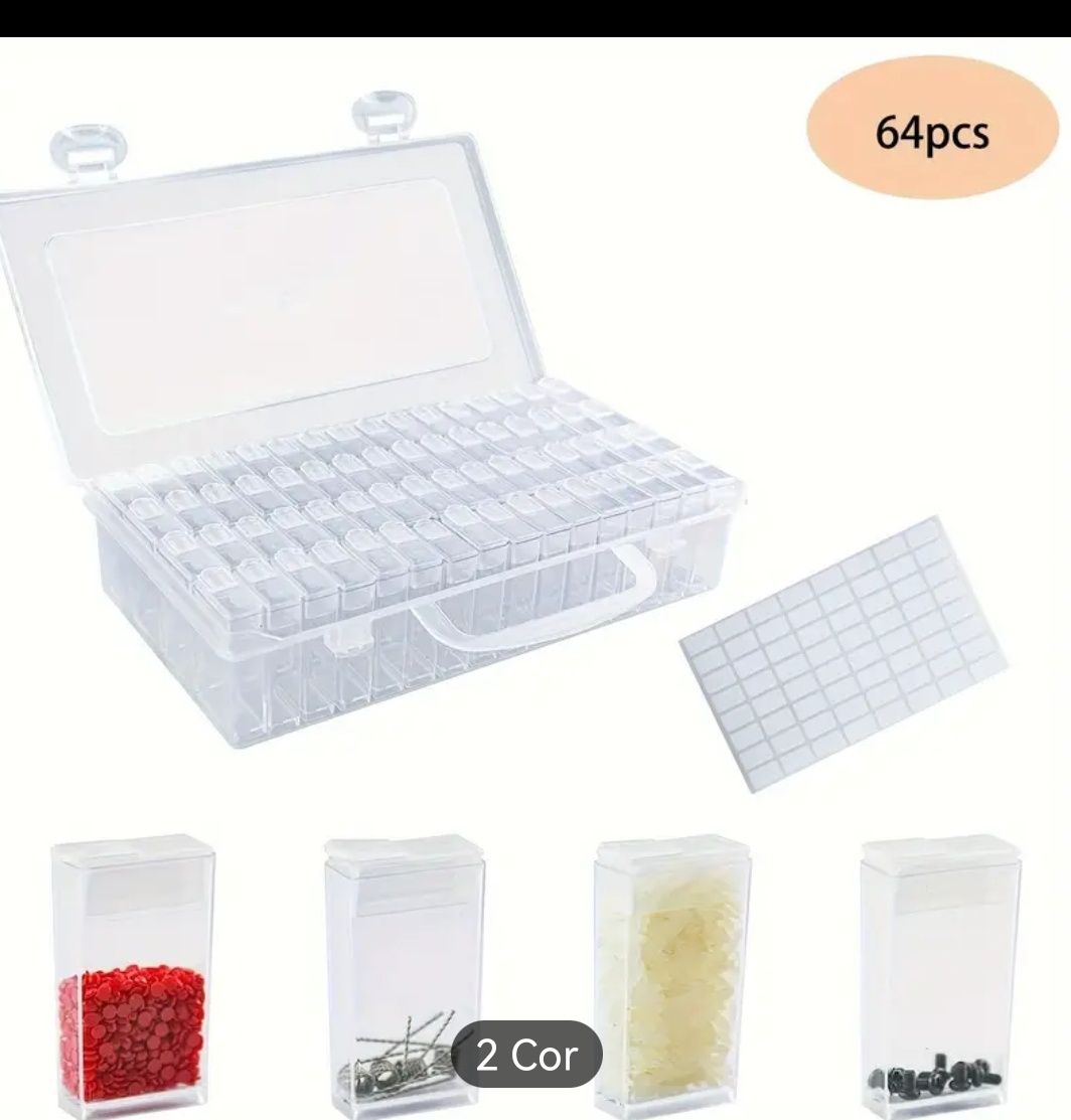 Caixa organizadora pintura diamente