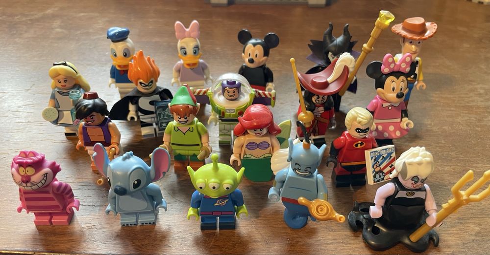 Lego 71012 Disney Minifigures CMF KOMPLET seria 1