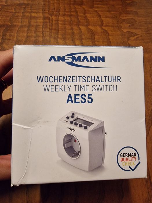 ANSMANN AES5 - NOVO! Temporizador Semanal Digital