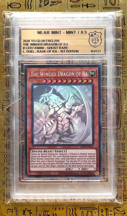 The Winged Dragon of Ra Ghost Rare Yugioh