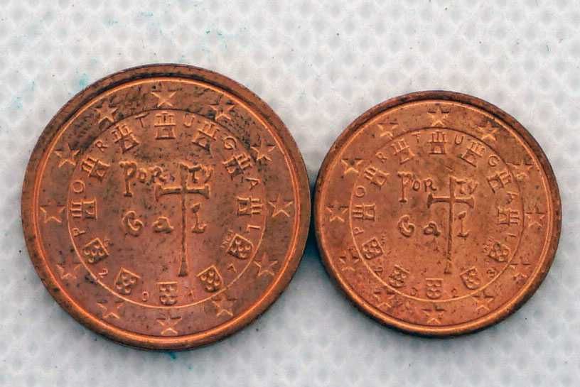 8 Moedas Portugal - 2002 até 2024 - set completo