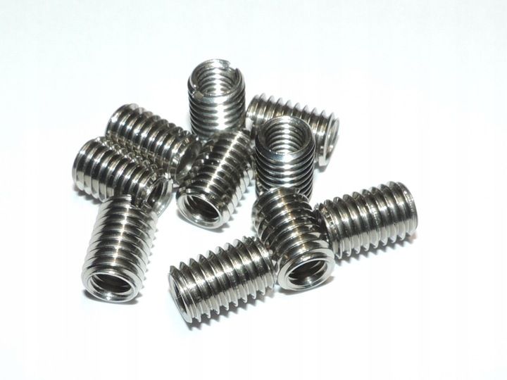 Tulejki Do Naprawy Gwintu M8/m6 Redukcja L=20mm Stal Nierdzewna