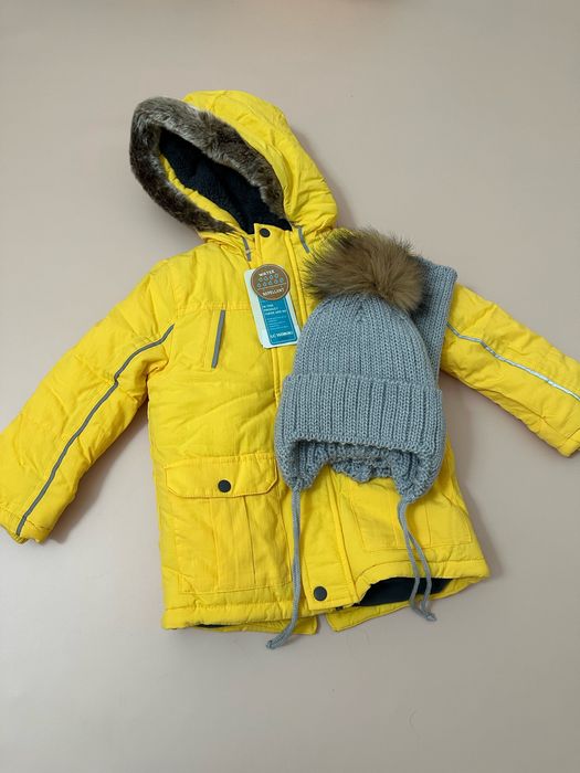 Зимовий комбінезон на хлопчика куртка 104-110-116 4-5 Waikiki hm zara