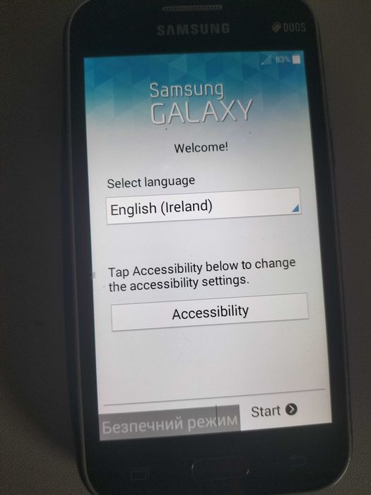 Телефон Samsung galaxy старий
