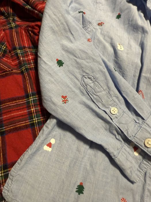 Koszule świąteczne H&M 116 cm