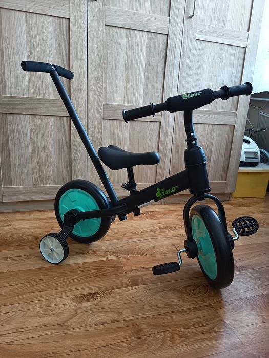 Nowy rowerek 4w1 biegowy z kółkami