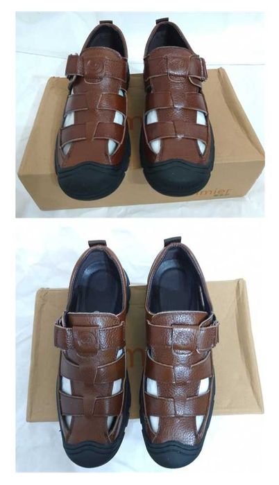 Sandálias para homens de couro Tam: 40 (293)