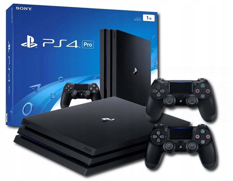 PS4 Pro 1 TB 2 pady