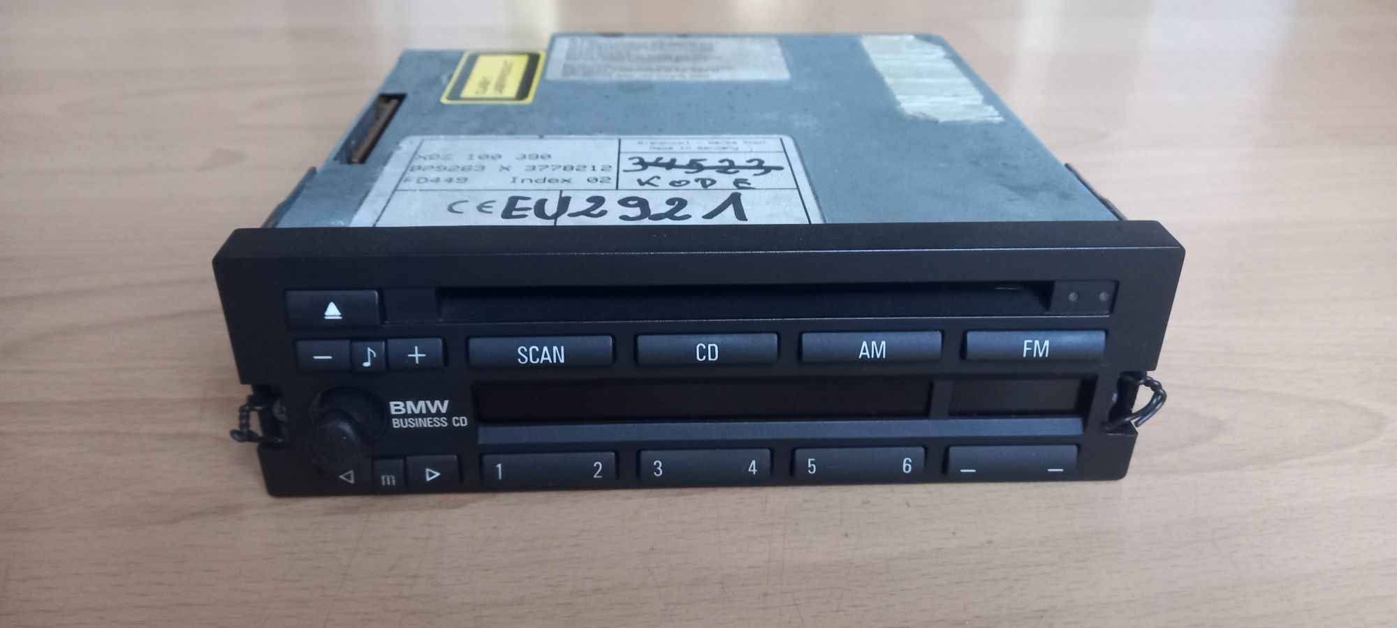 Radio BMW Business CD43 Uszkodzone
