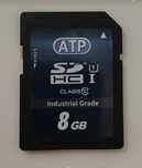 Karta SD SDHC, 8 GB Tak SLC, ATP Industrial