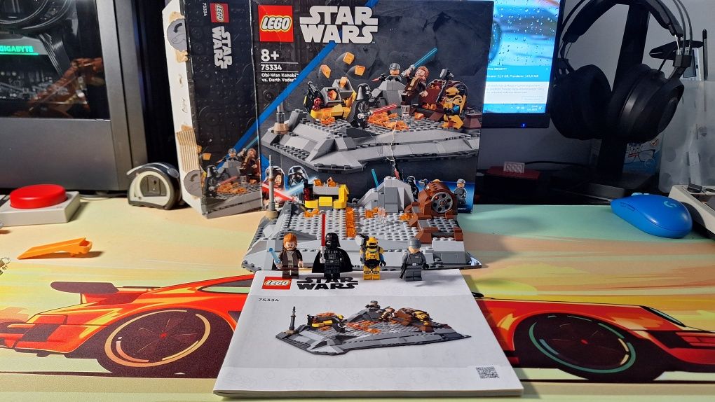 Lego Star Wars Obi-Wan Kenobi vs. Darth Vader 75334