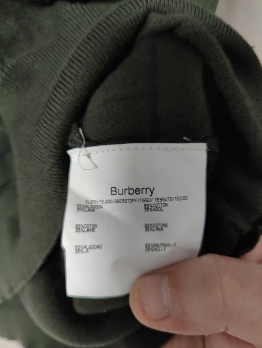 Super okazja wełniana kamizelka Burberry rozm XL jak nowa