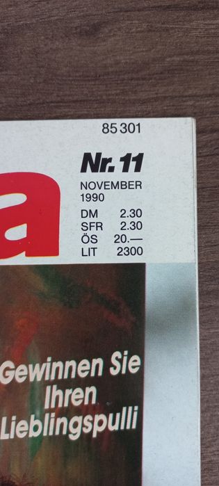 Wzory swetrów Diana 11 / 1990