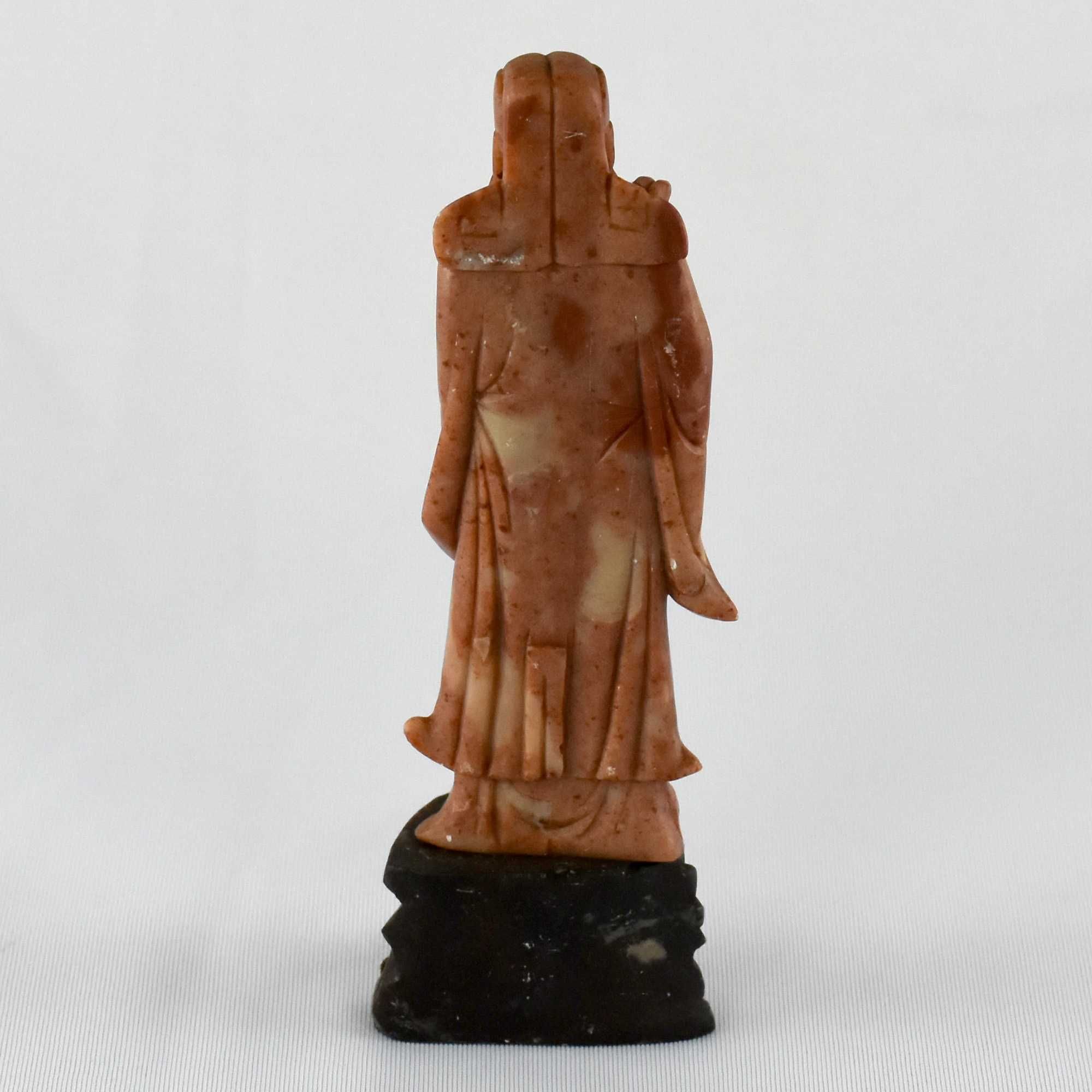 Figura de Imortal, Ancião, Sábio, China, Pedra de Sabão, circa 1900