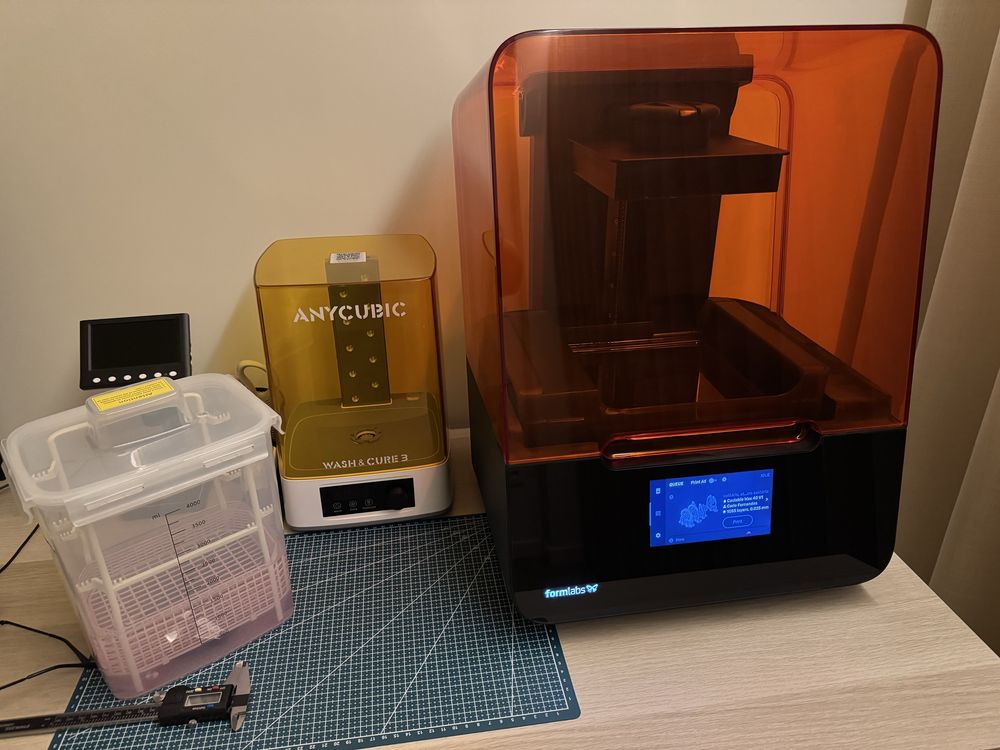 Formlabs 3 + Anycubic Cure + Washer