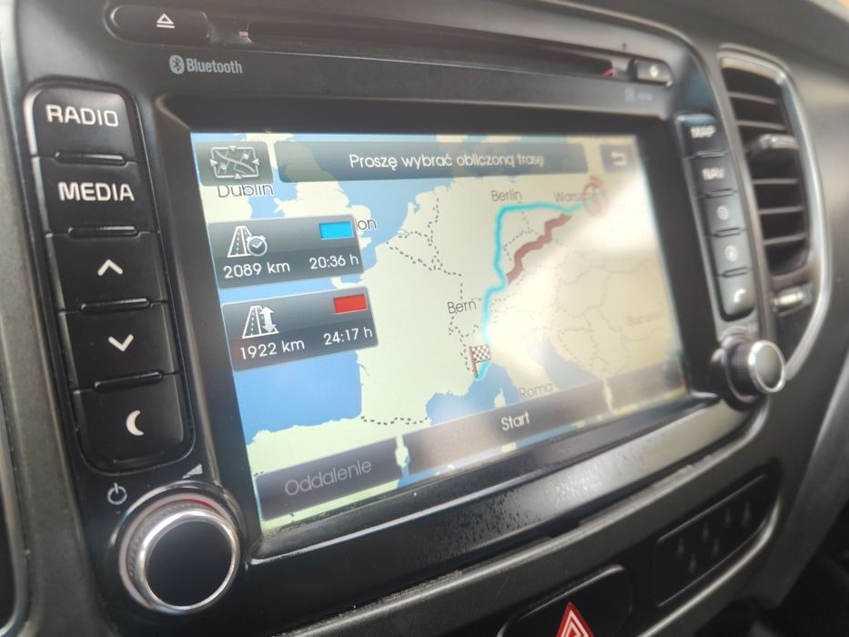 Kia Carens 1.7CRDi 2013R Alu Navi Climatronic Kamera 7 osób