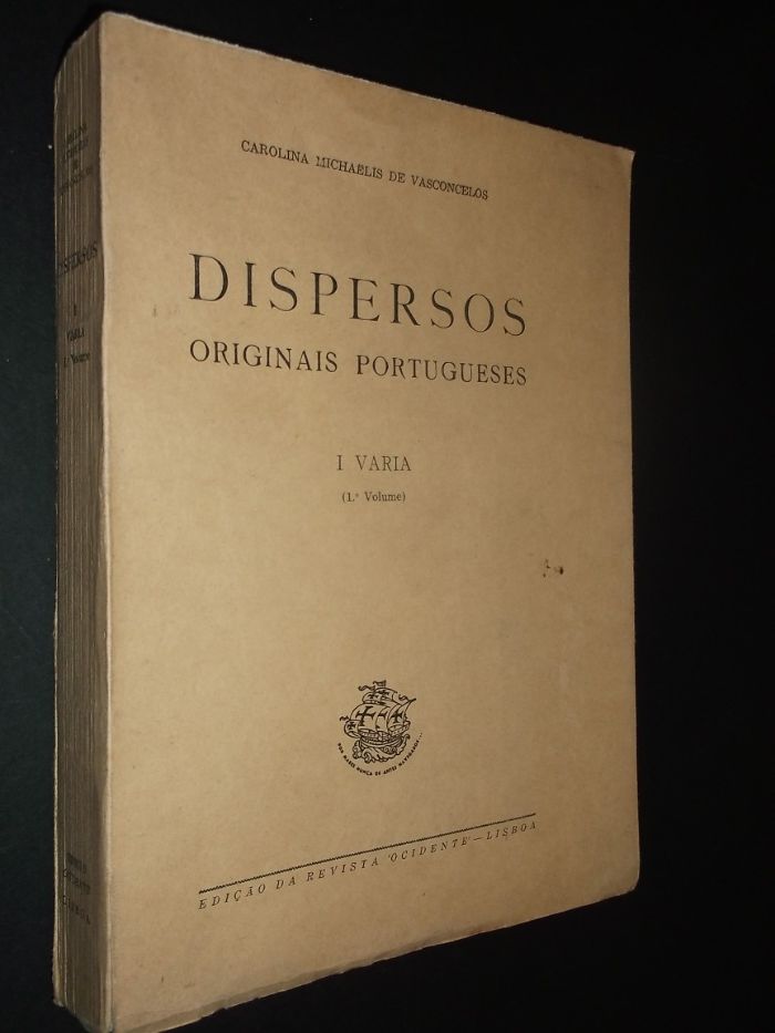 Carolina Michaelis de Vasconcelos-Dispersos-Originais Portugueses-I-