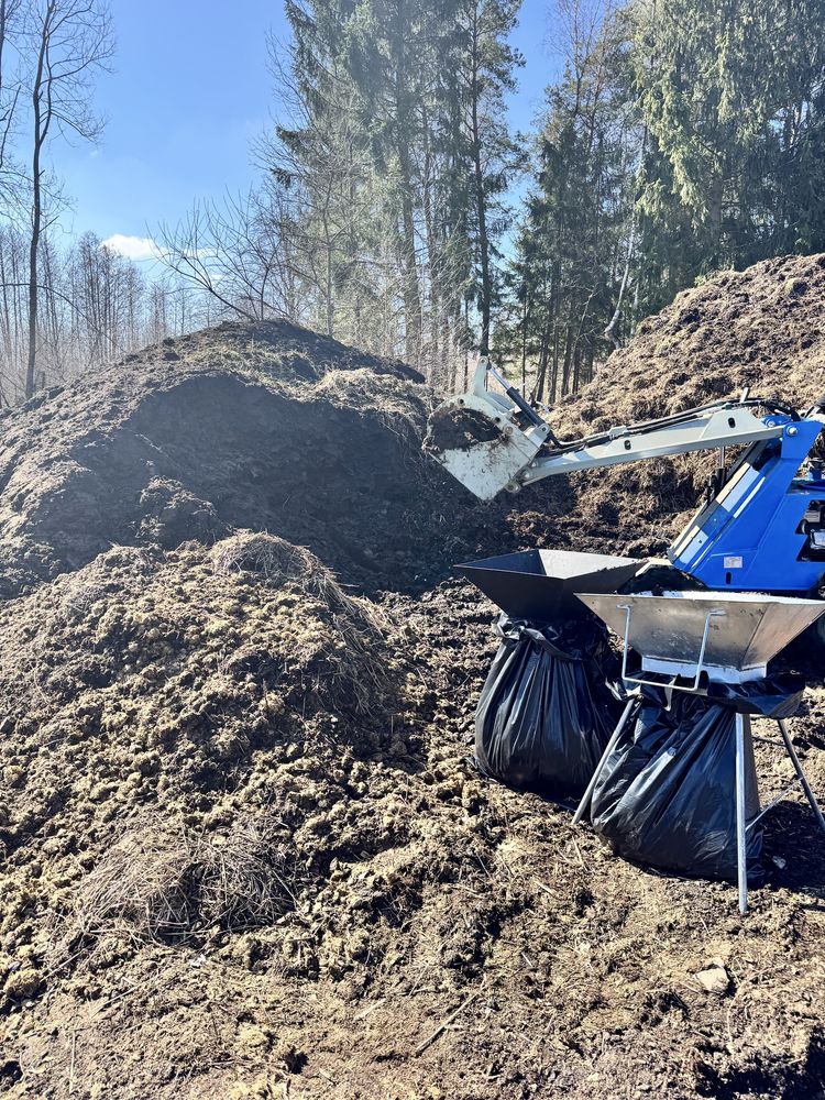 Obornik koński workowany kompostowany sezonowany