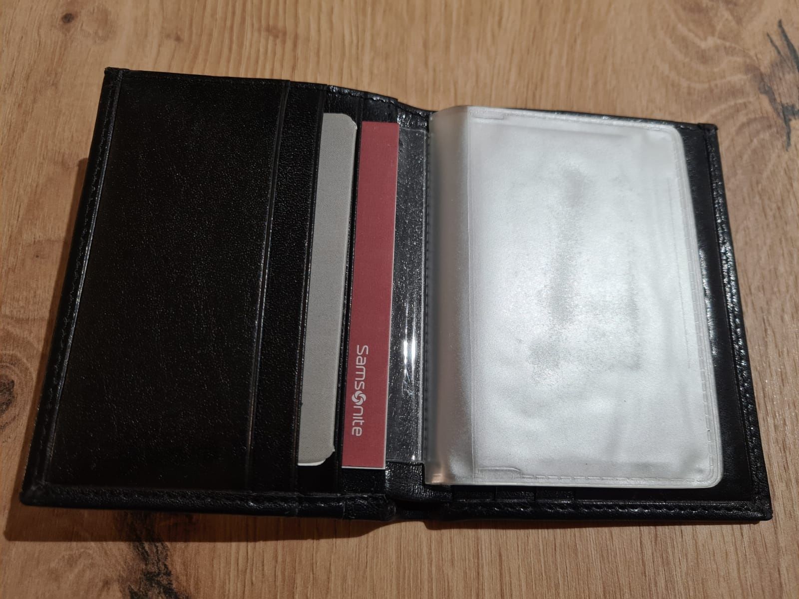 NOWY Skórzany portfel męski Samsonite Prestige, RFID