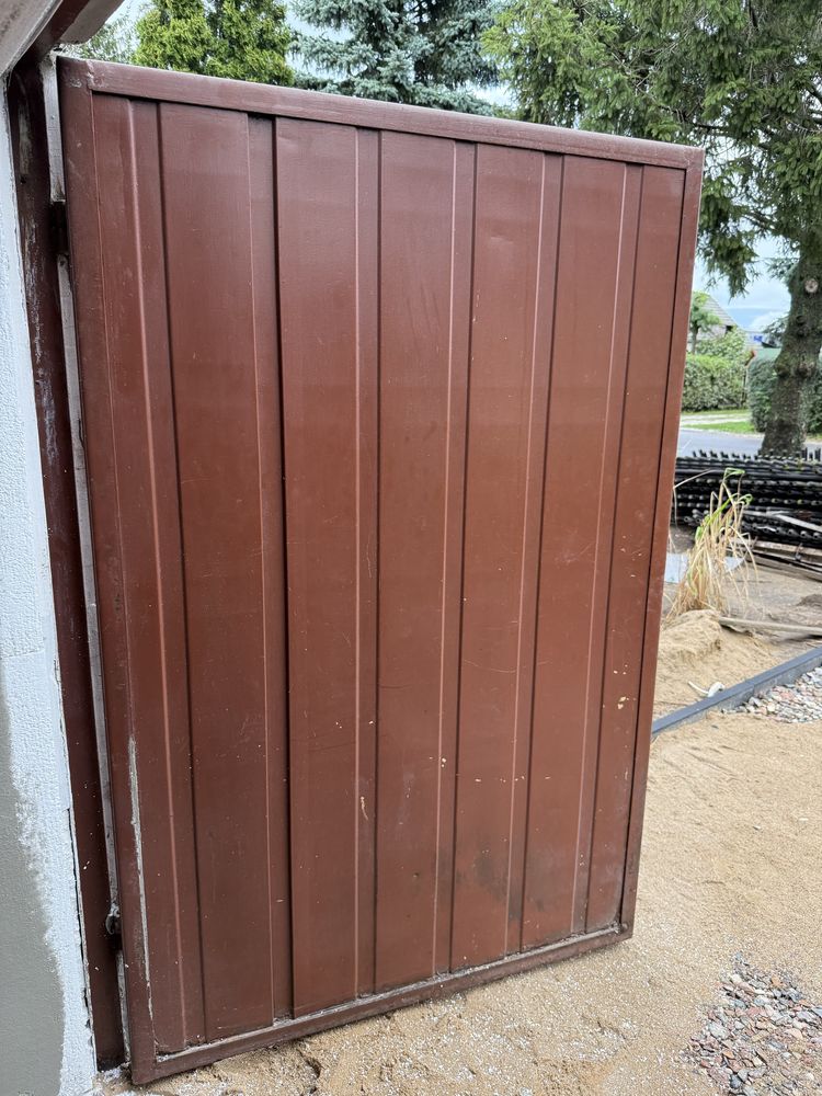 Brama garazowa solidna wys 200x263 szeroka