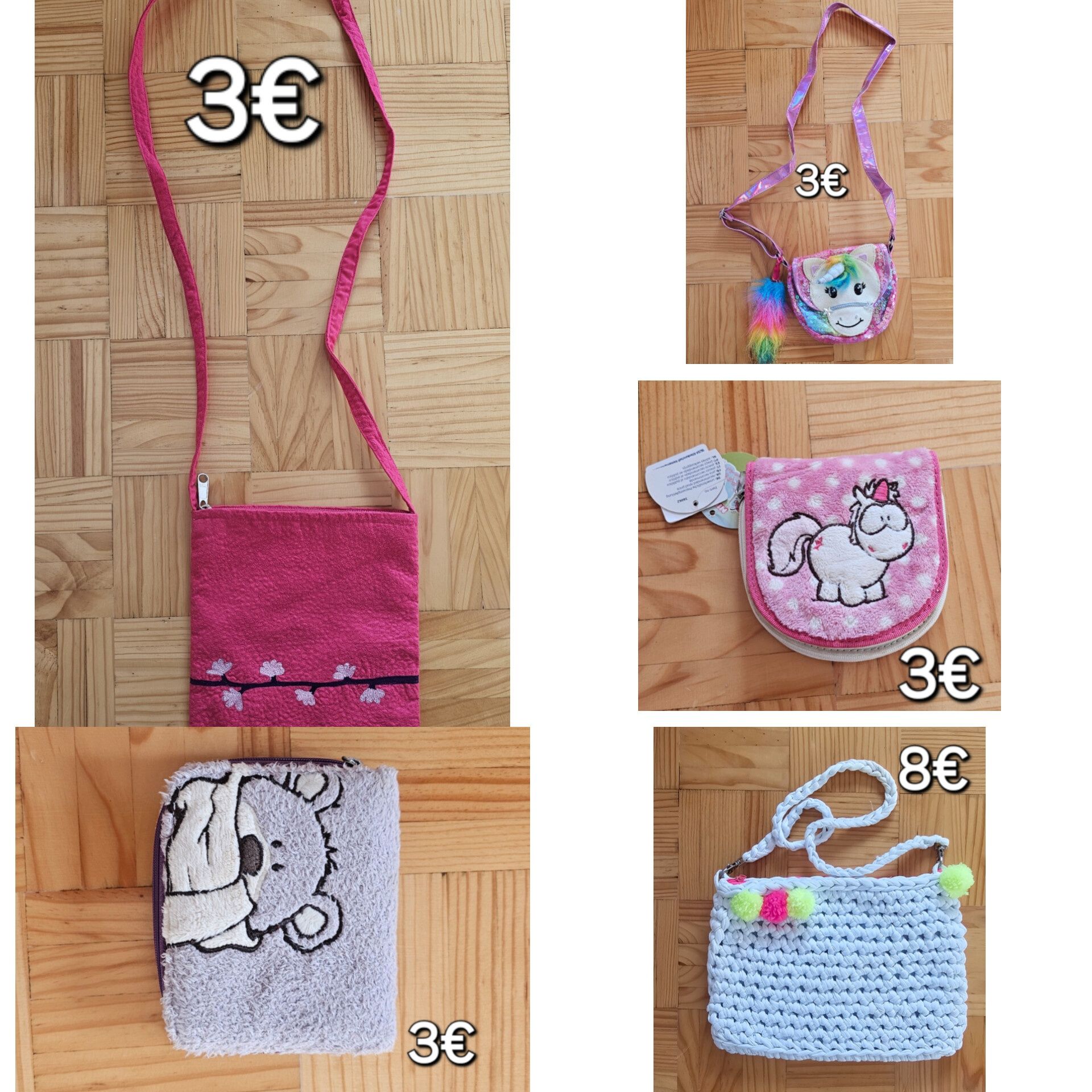 Carteiras para menina