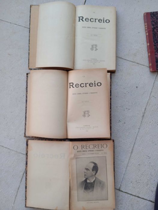 Livros século XIX - colecção Júlio Verne, O Recreio (revista semanal)