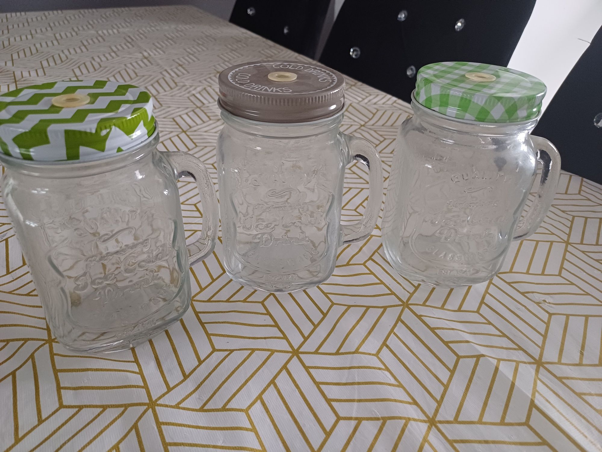 Komplet 3 kubków z zakretką poj.450ml