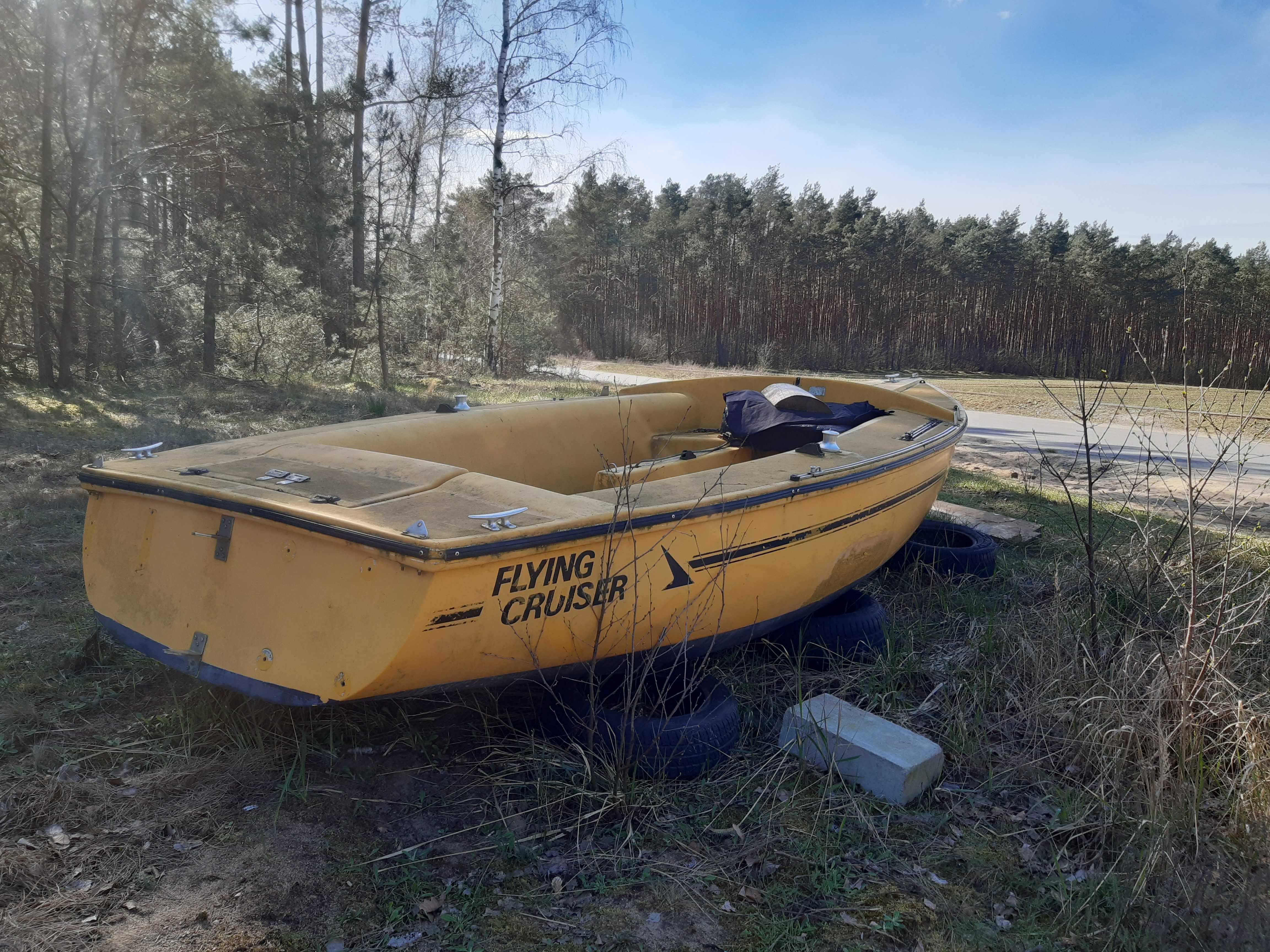 Sprzedam jacht żaglówkę, łódkę wiosłową na ryby itp.-Flying Cruiser J