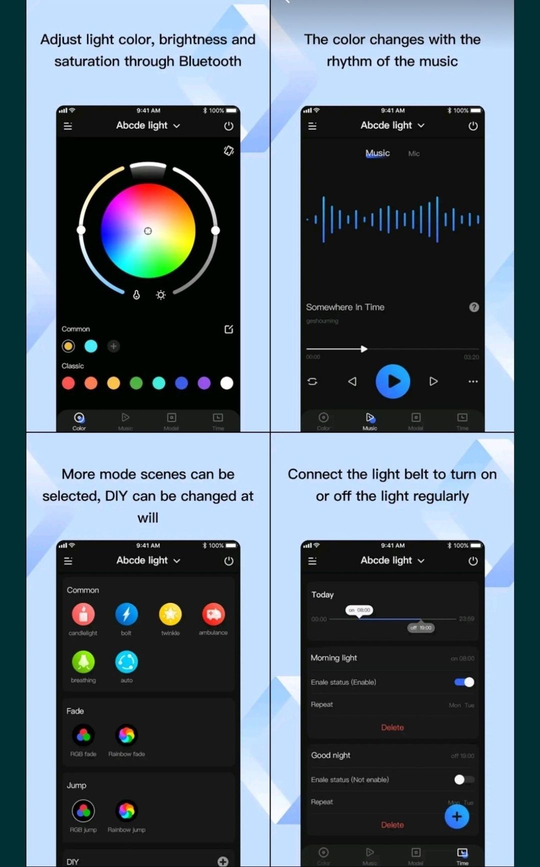 Taśma 15 m RGB ledowa + pilot 24 przyciski + aplikacja bluetooth neon