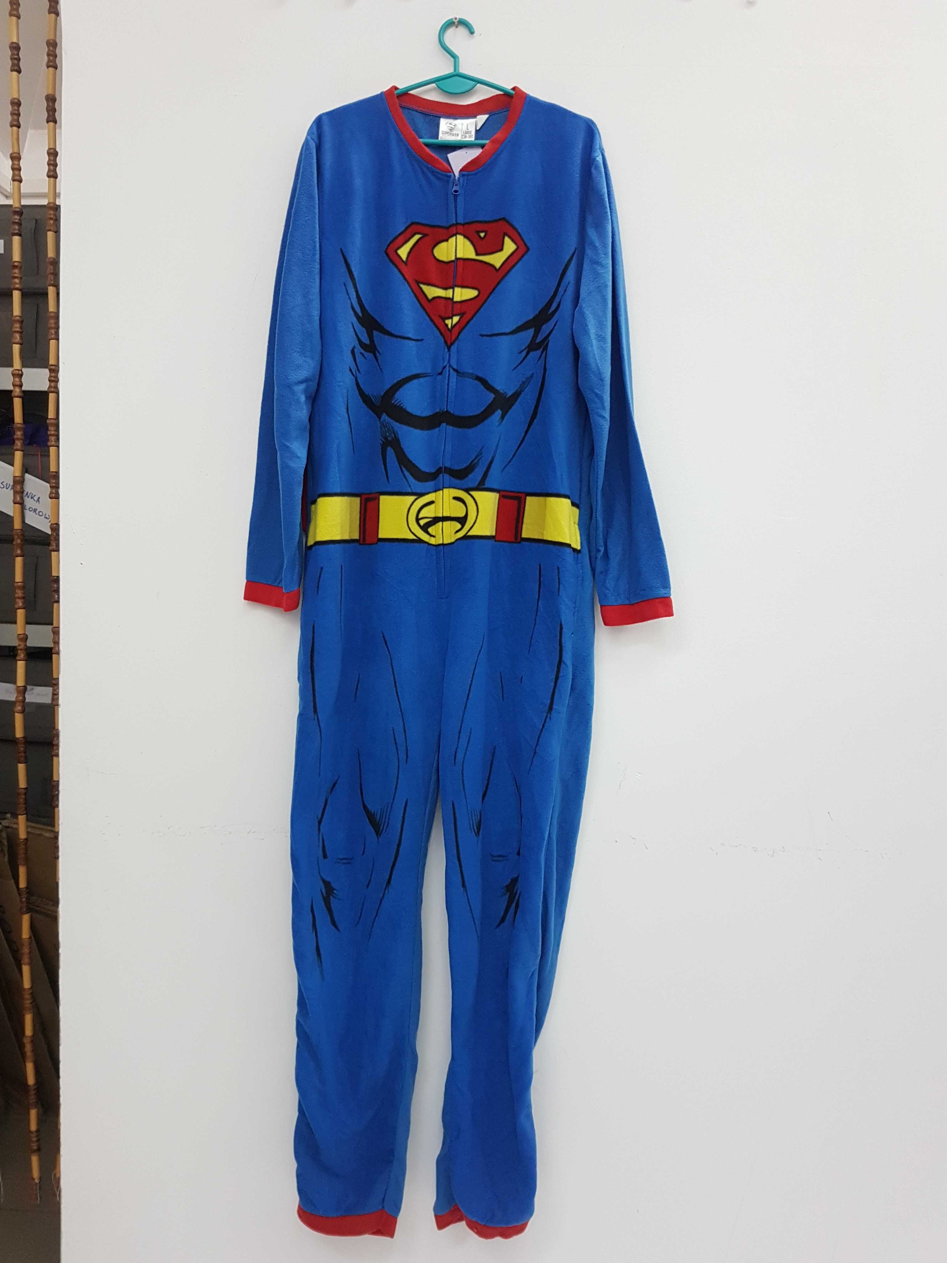 Kombinezon onsie przebranie Superman z peleryną rozmiar L A12068