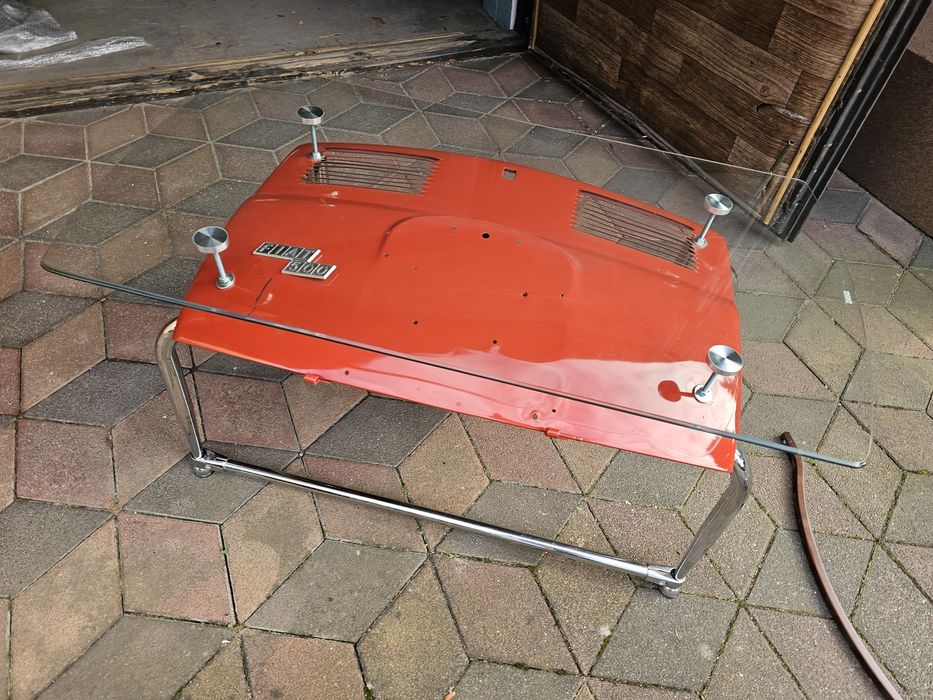 Stolik dekoracyjny, fiat 500