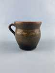 Stary ceramiczny dzbanek gliniany garnek