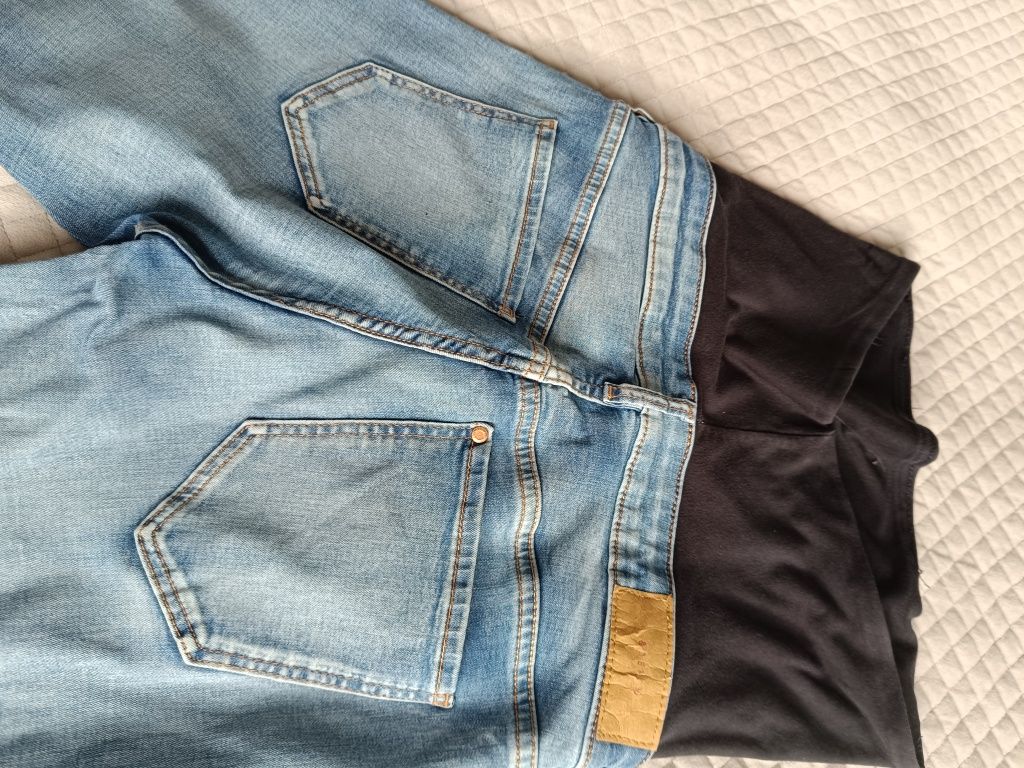 Spodnie ciążowe jeansy H&M MAMA