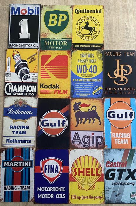 Chapas vintage automobilia