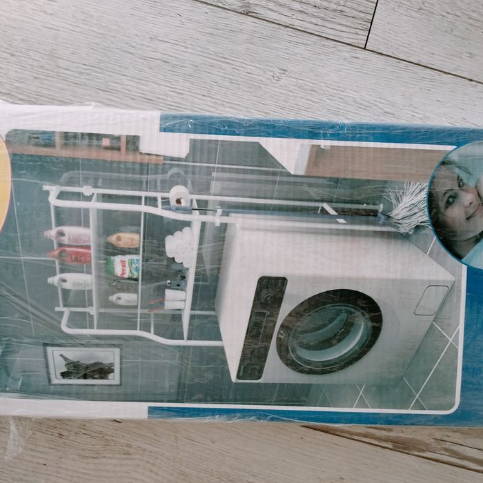 Домашній стелаж до пральної машини новий 155 на 65см