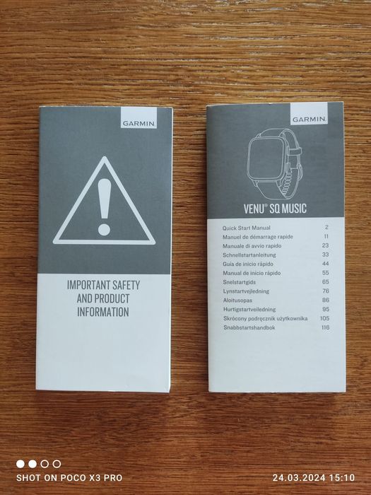 Garmin Venu sq music
