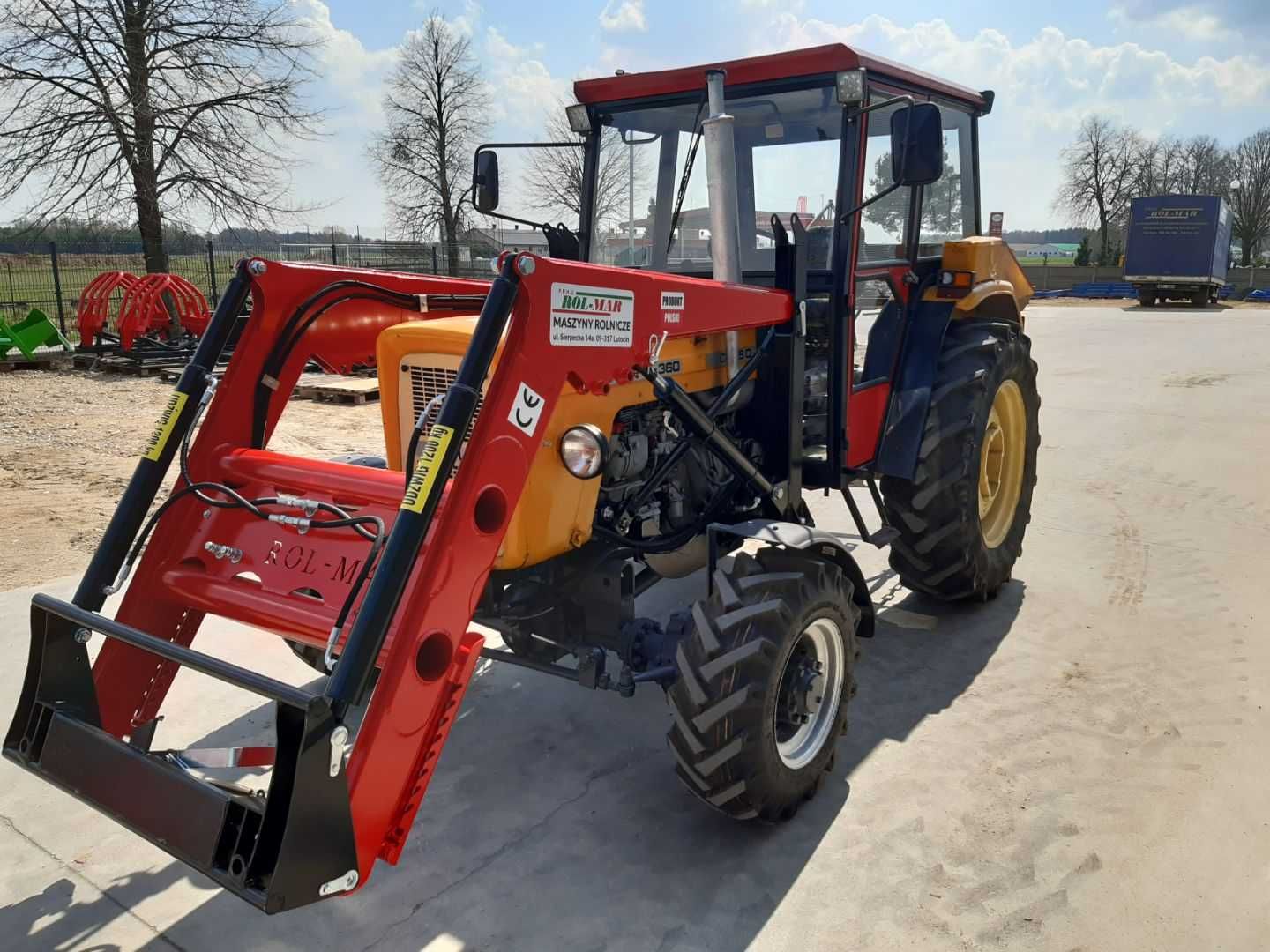 Ładowacz czołowy TUR C360 C330 URSUS Zetor 7211 Euroramka 3sek Nowy