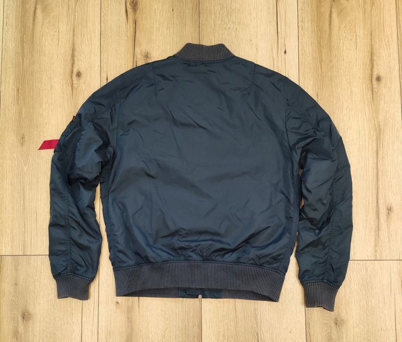 Alpha Industries męska granatowa kurtka bomberka w rozmiarze L