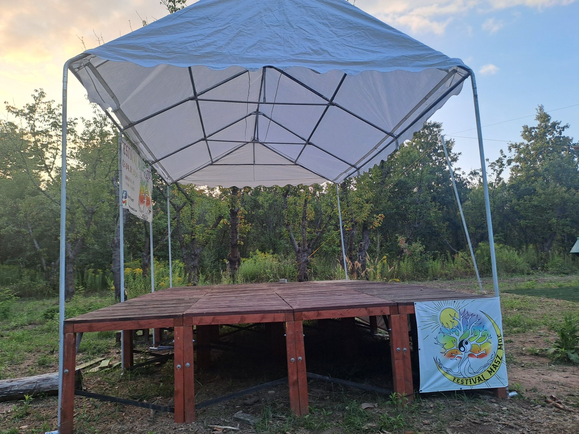Scena mobilna 4x6x1 wys, taras, podest, pomost, patio
