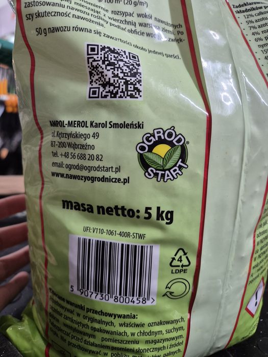 Nawóz na Truskawki 5 kg Ogród Start
